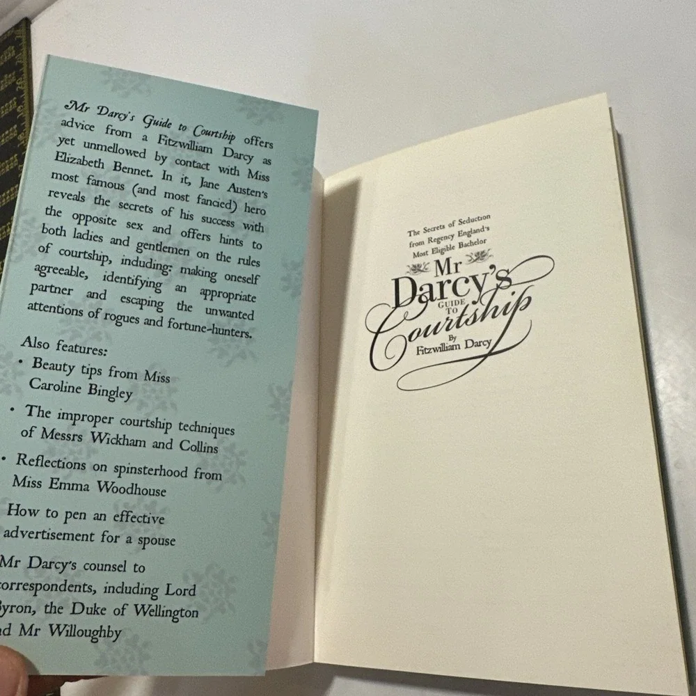 Mr Darcys‎ Guide to Courtship: The Secrets of Seduction from Jane Au - VERY GOOD